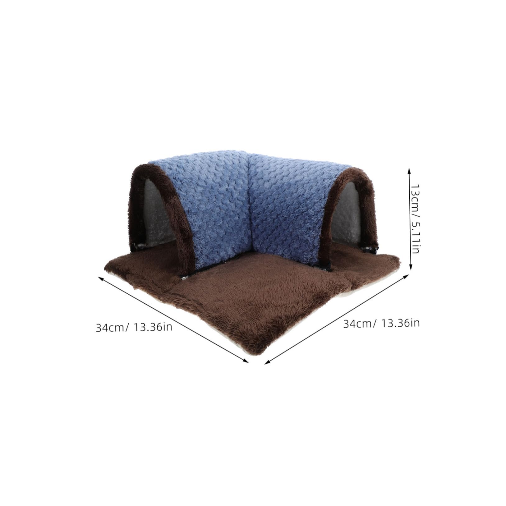 JOINPAYA Collapsible Guinea Pig Tunnel Dual Purpose Play Area Resting Spot for Small Pets Like Hamsters Rabbits Ferrets Engaging Right Angle Design for Exploration Stimulation