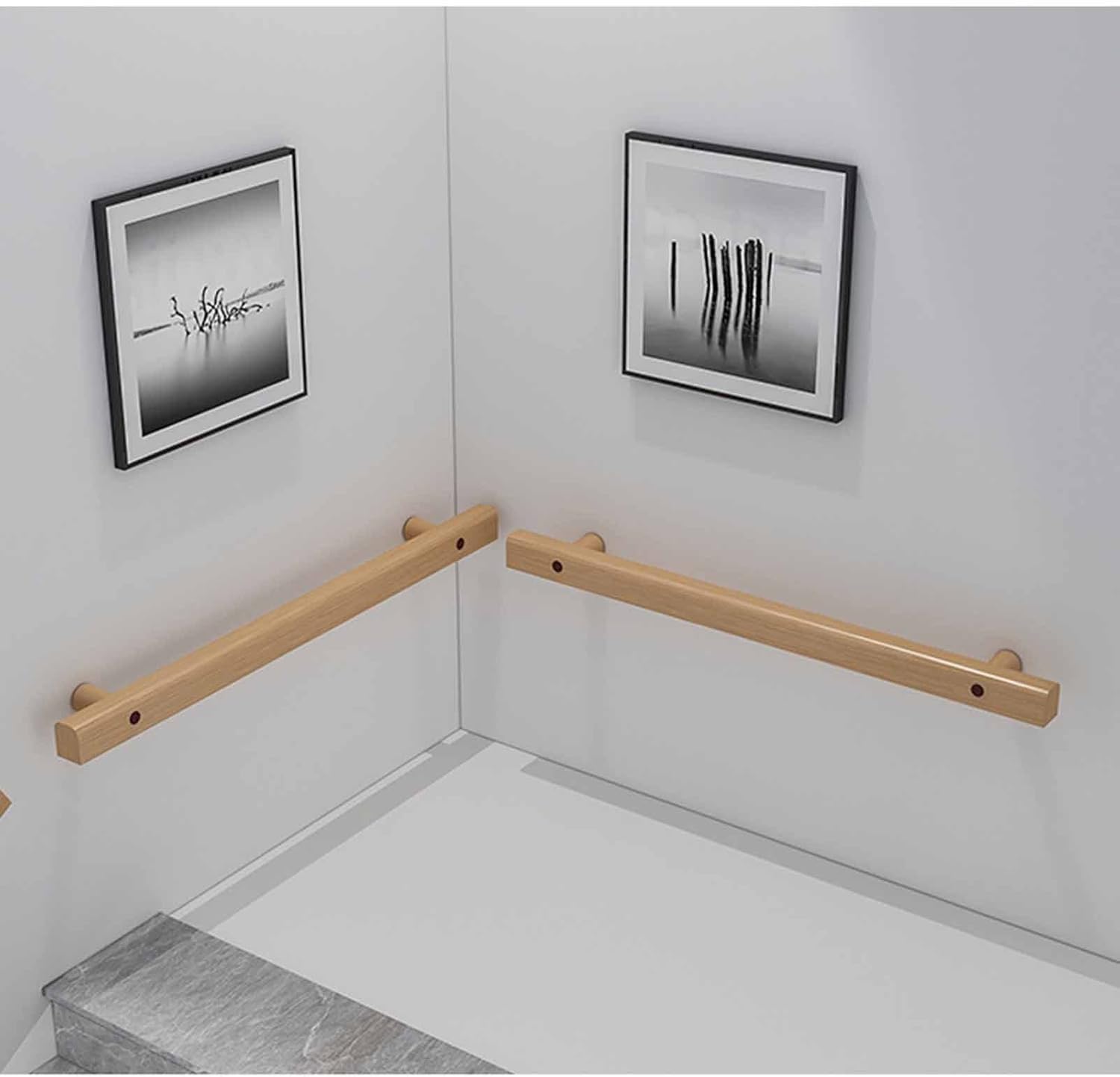 WaiDXn Children's Wall Staircase Guardrail, Corridor Attic Decorative Railing(80cm)