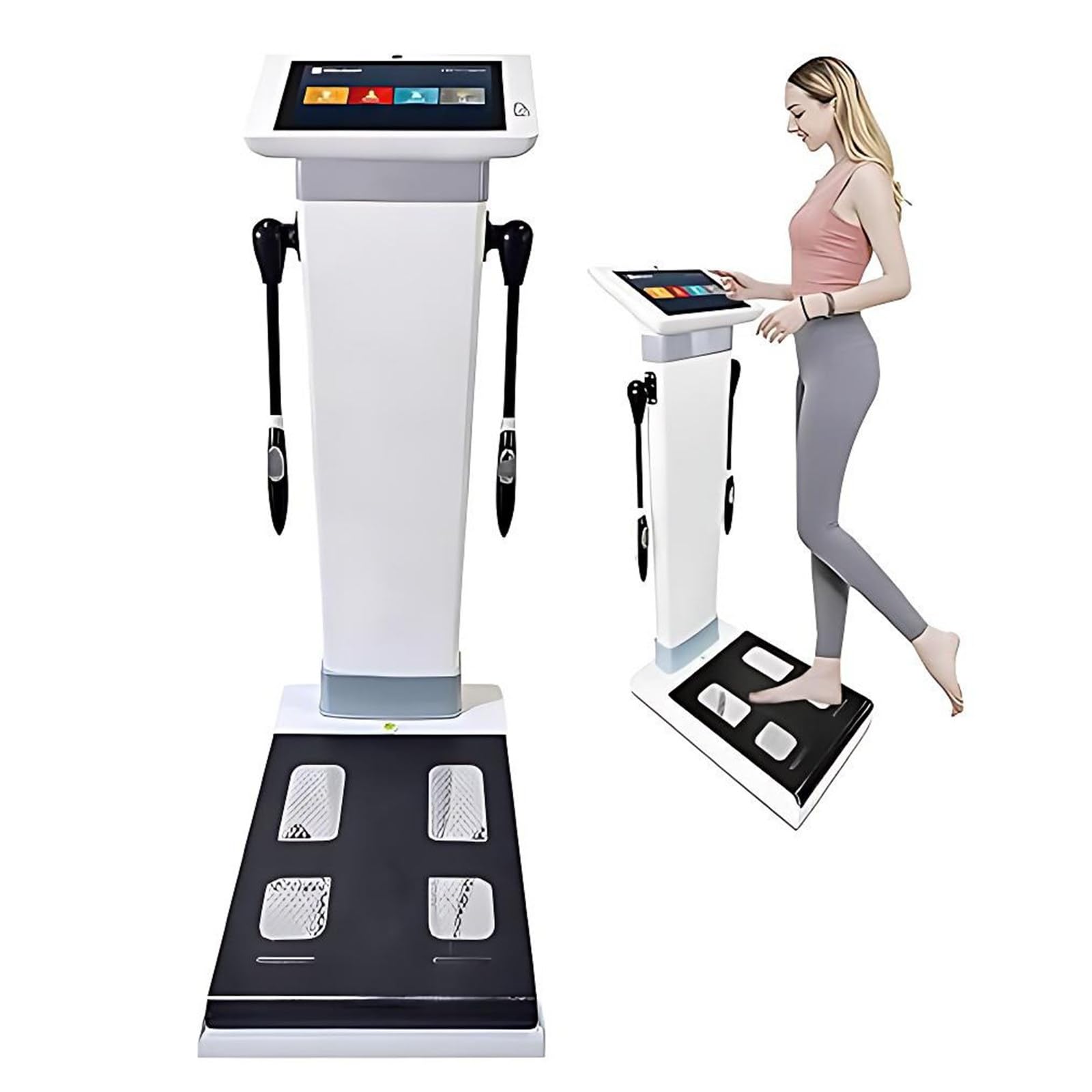 Smart Body Fat Scale with 10 1 Touchscreen - Body Composition Analyzer Measures Muscle BMI 40 Health Metrics