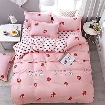 Amazon.co.jp: KIMKO【掛け布団カバー寝具 いちごかわいい甘い女の子 Amazon.co.jp: KIMKO【掛け布団カバー寝具 いちごかわいい甘い女の子