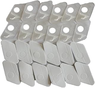 JIEXI HWYP Right Hand Plastic Recurve Bow Arrow Rest Archery Rest Pack of 12 (White)