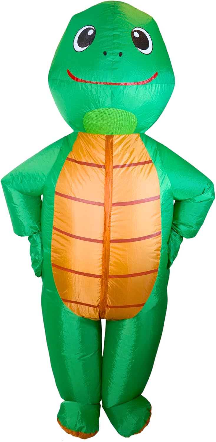 PTS Inflatable Costume Adult, Blow Up Turtle Costume for Halloween Inflatables Cosplay Party - Image 3