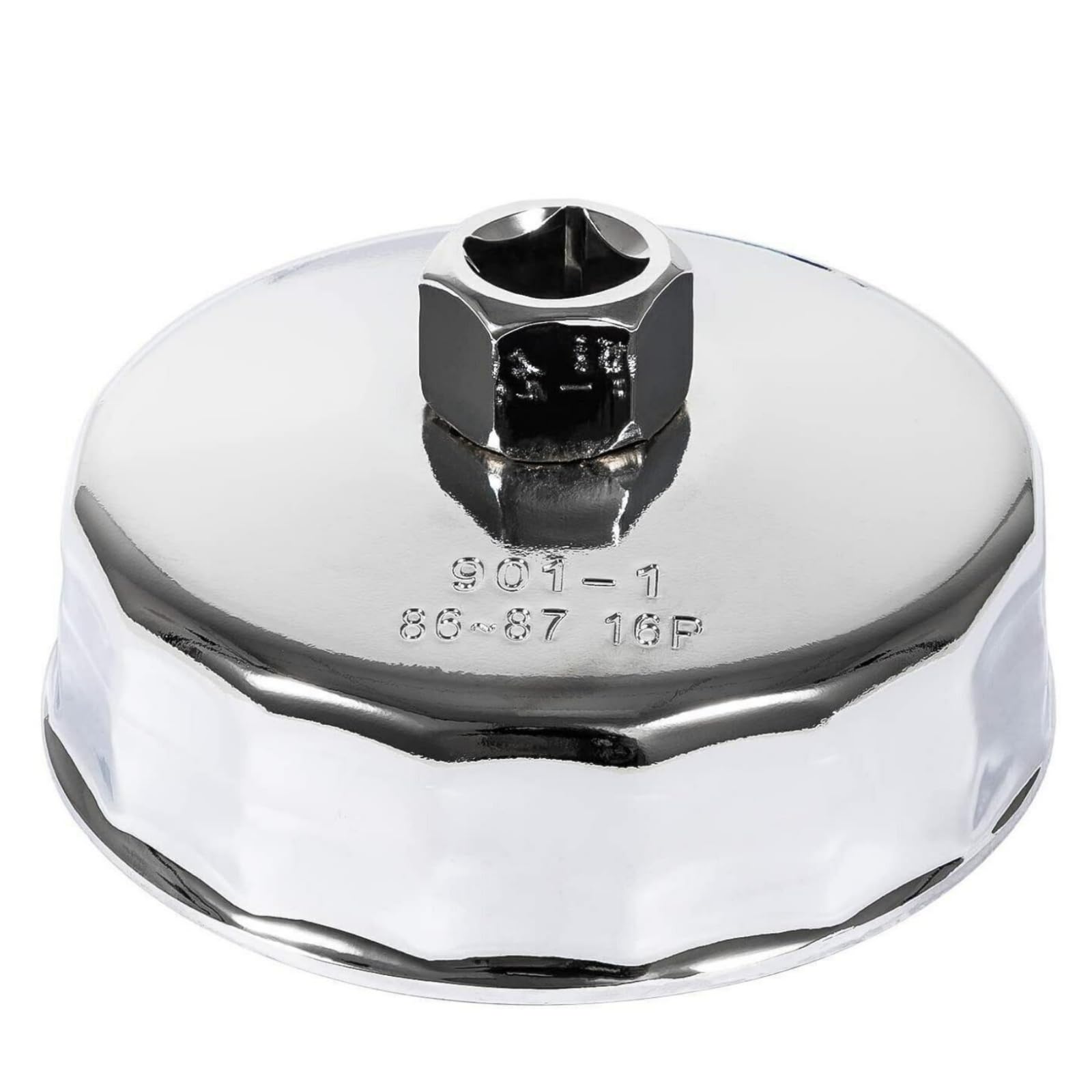 YYSG 86mm with 16 Flutes Oil Filter Wrench?Oil Filter Wrench Cartridge ?Style Filter Housing Caps ?Oil Filter Housing Cap Removal Tool ?To Change Oil for BMW for Volvo.