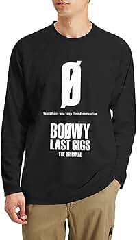 Amazon | [HCZION] メンズ 長袖 ボウイ Boowy Boøwy Tシャツ