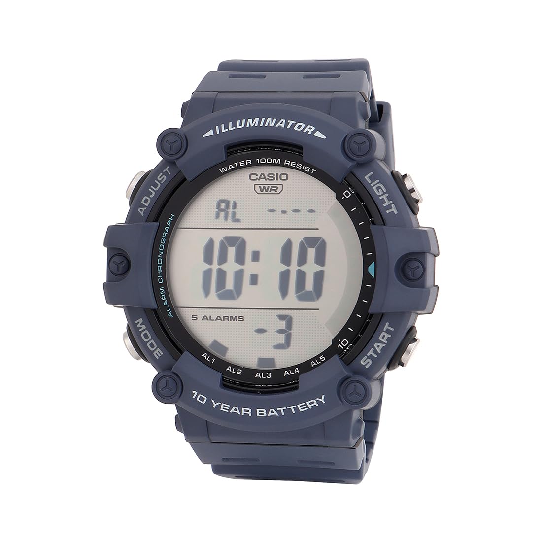 Men Plastic Digital Blue Dial Watch-Ae-1500Wh-2Avdf, Band Color-Blue-image-2