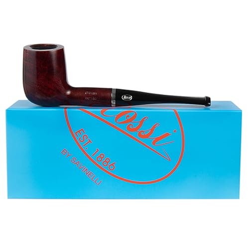 Rossi Rubino Antico Handmade Briar Pipe by Savinelli - Deep