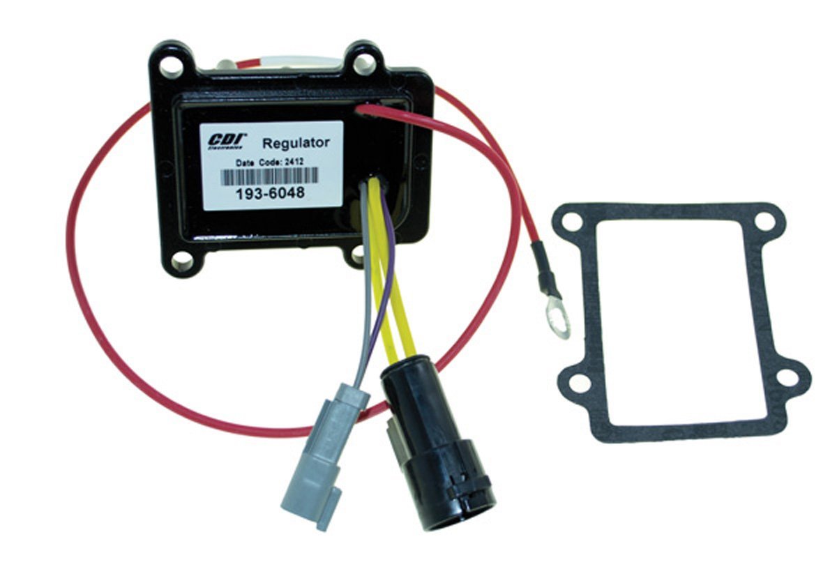 Amazon.com: Johnson Evinrude Rectifier/Regulator 35 AMP 175 Hp