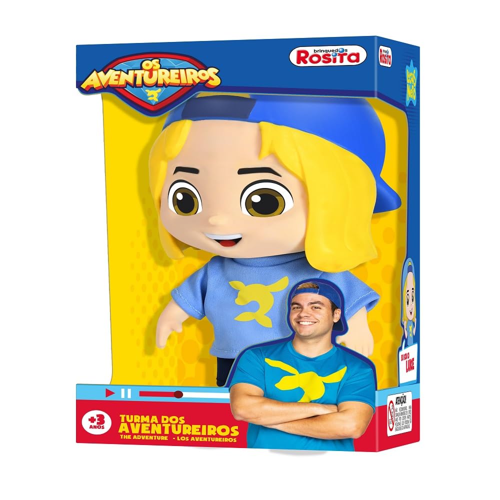 Action Figure Luke Neto – Personaggio Degli Avventurers, Con Vestito Blu E Berretto, Giocattolo Ufficiale - 3