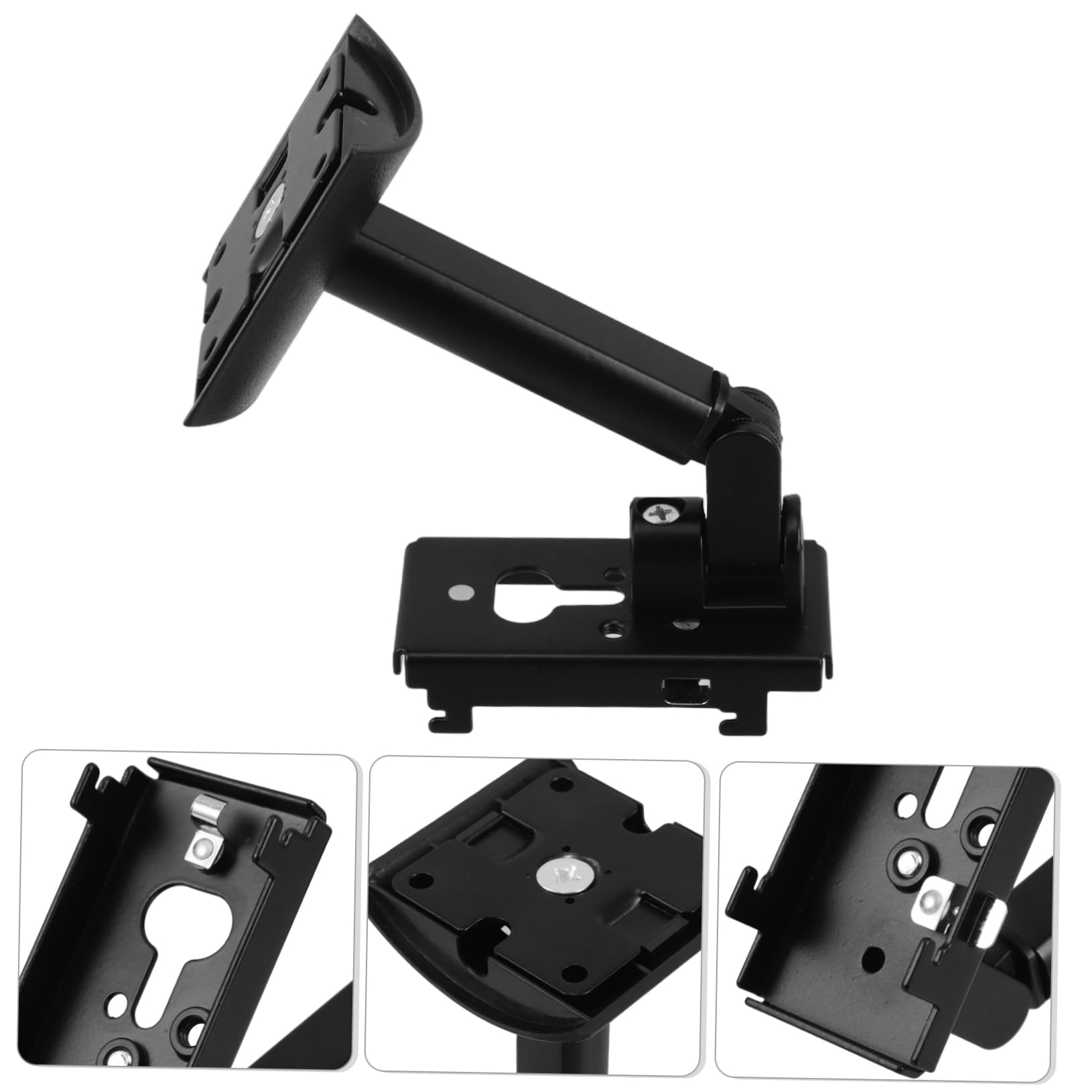 jojofuny Soporte de Pared para Altavoz Central Colgador Musical Ajustable Solución de Montaje Pared para Altavoces Envolventes Accesorios Compatibles