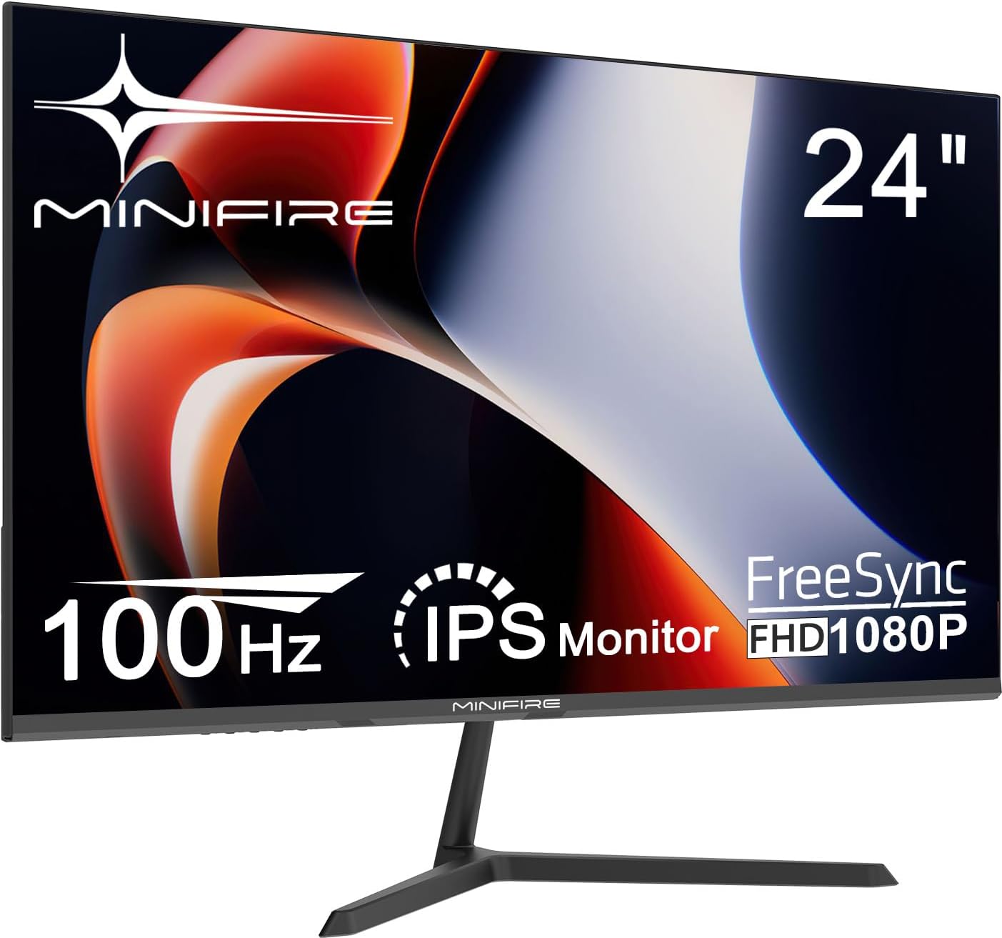 Minifire 27 Ecran PC Gamer,260Hz, Fast IPS Moniteur Gaming, QHD 2K 2560 X 1440p,1Ms, Écran Blanc, Freesync, 130% SRGB, HDR10, Faible Lumière Bleue, VESA 100x100, 2×DP1.4/2×HDMI 2.0 - Noir