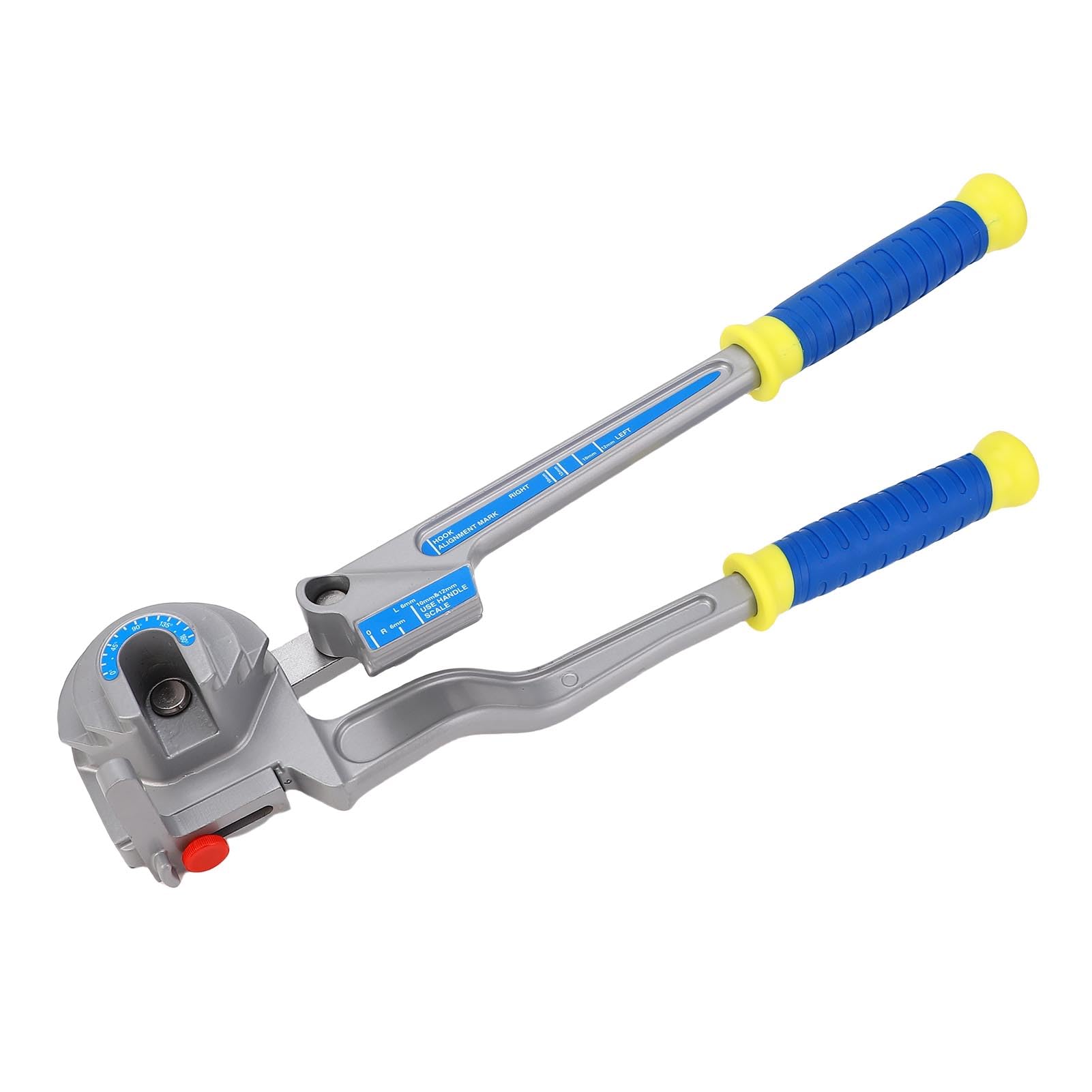 Ręczna giętarka do rur Konstrukcja 3 w 1 do rur 6 mm, 10 mm i 12 mm - Narzędzie do gięcia rur ze stopu aluminium od 0 do 180 stopni do rur miedzianych, aluminiowych i ze stali