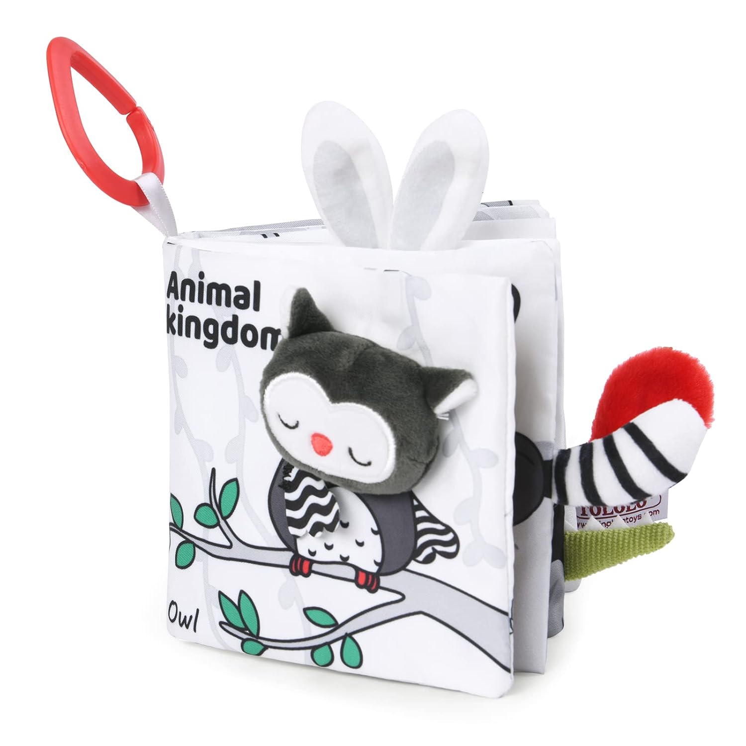 Vicloon Baby Soft Cloth Books, Touch and Feel High Contrast Book Toys