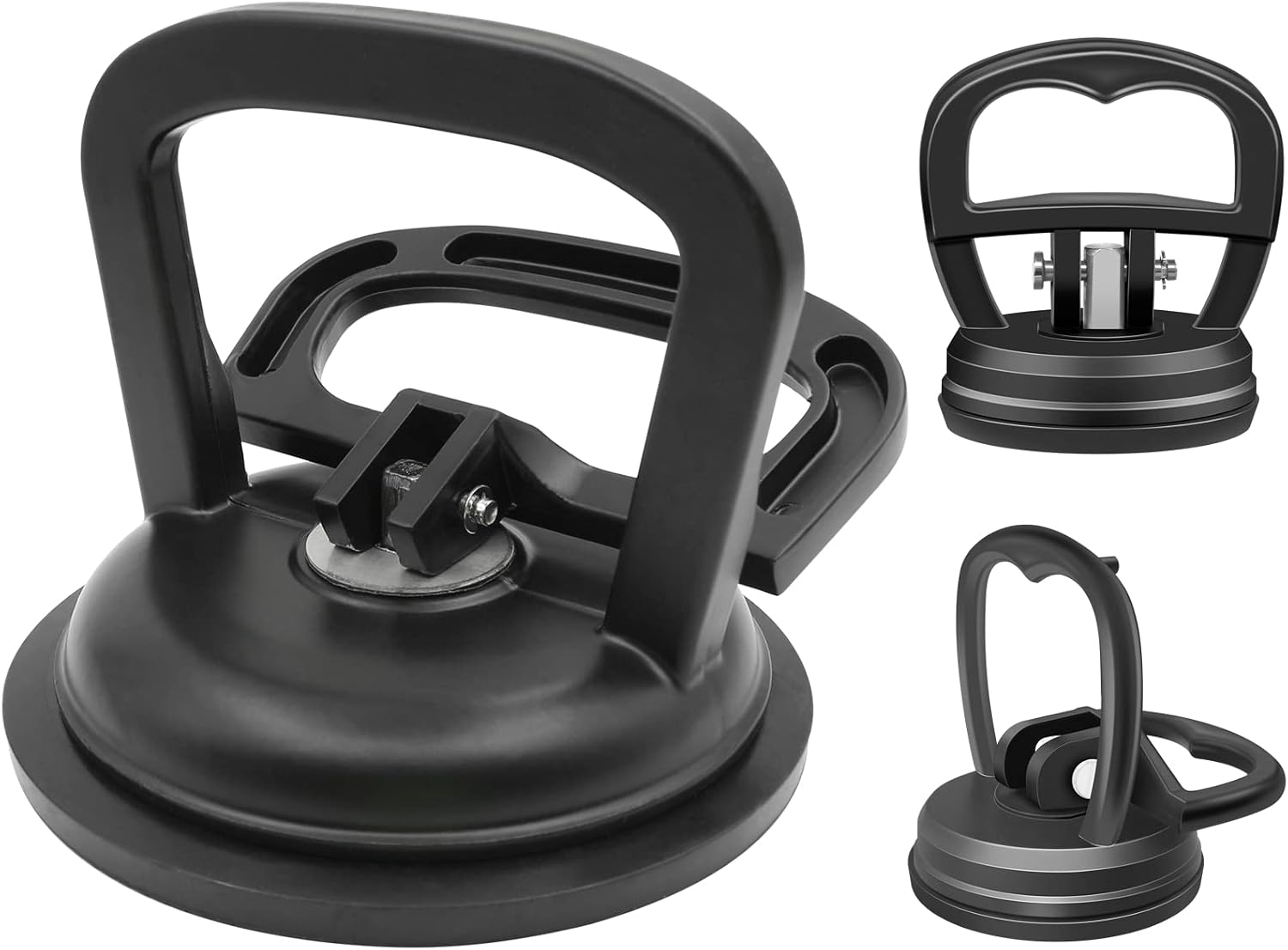 XUMAKI Heavy Duty Aluminum Suction Cup Lifter Dent Puller Handle Lifter Car Dent Puller Suction Cup Dent Remover Tools for Car Dent Repair, Glass,Tiles, Mirror, Granite Lifting and Objects Moving