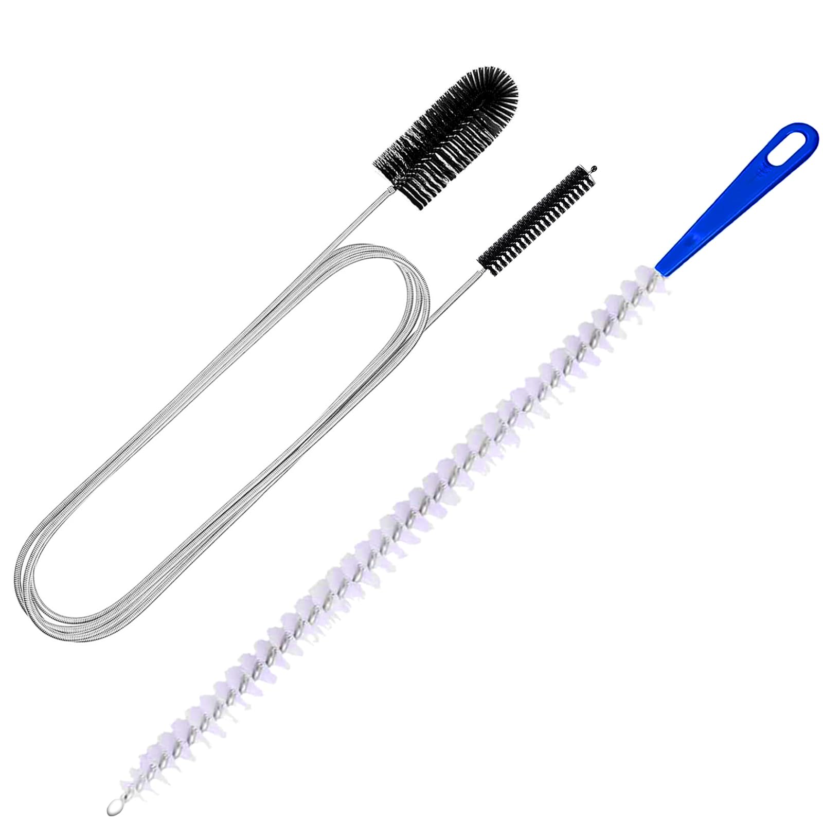 Spazzola flessibile per la pulizia del lavandino di scarico, 150 cm,spazzola per la pulizia del frigorifero,Spazzola per Tubi in Acciaio Inox,Strumento, per lavello