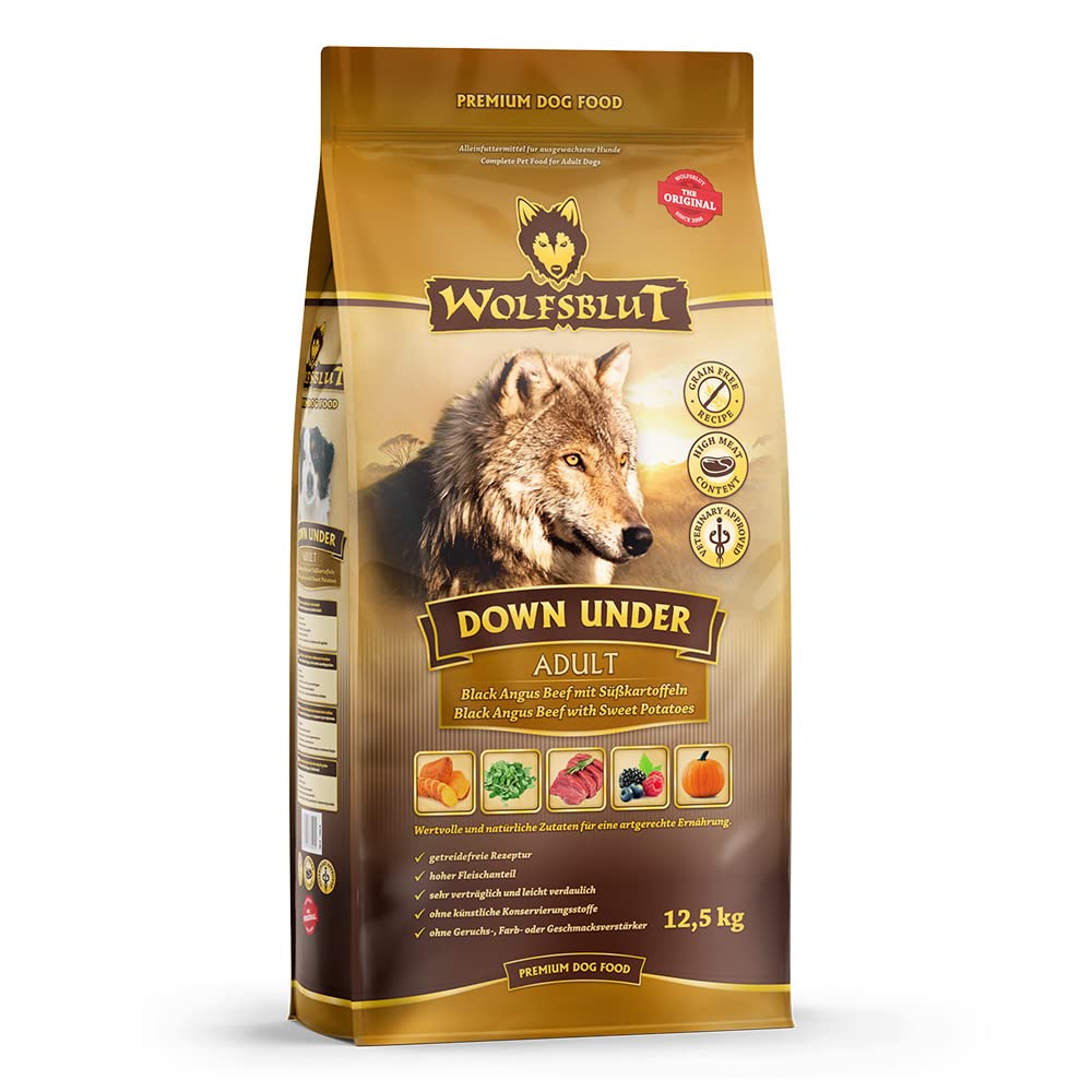 Wolfsblut - Down Under - 2 x 12,5 kg - Black Angus Beef - Trockenfutter - Hundefutter - Getreidefrei