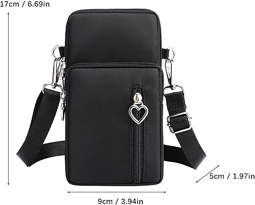 Miniatura 4 de Bolso versátil del teléfono móvil del color sólido Bolso cruzado pequeño Vertical Mini bolsa de cambio Bolsa de hombro Tote