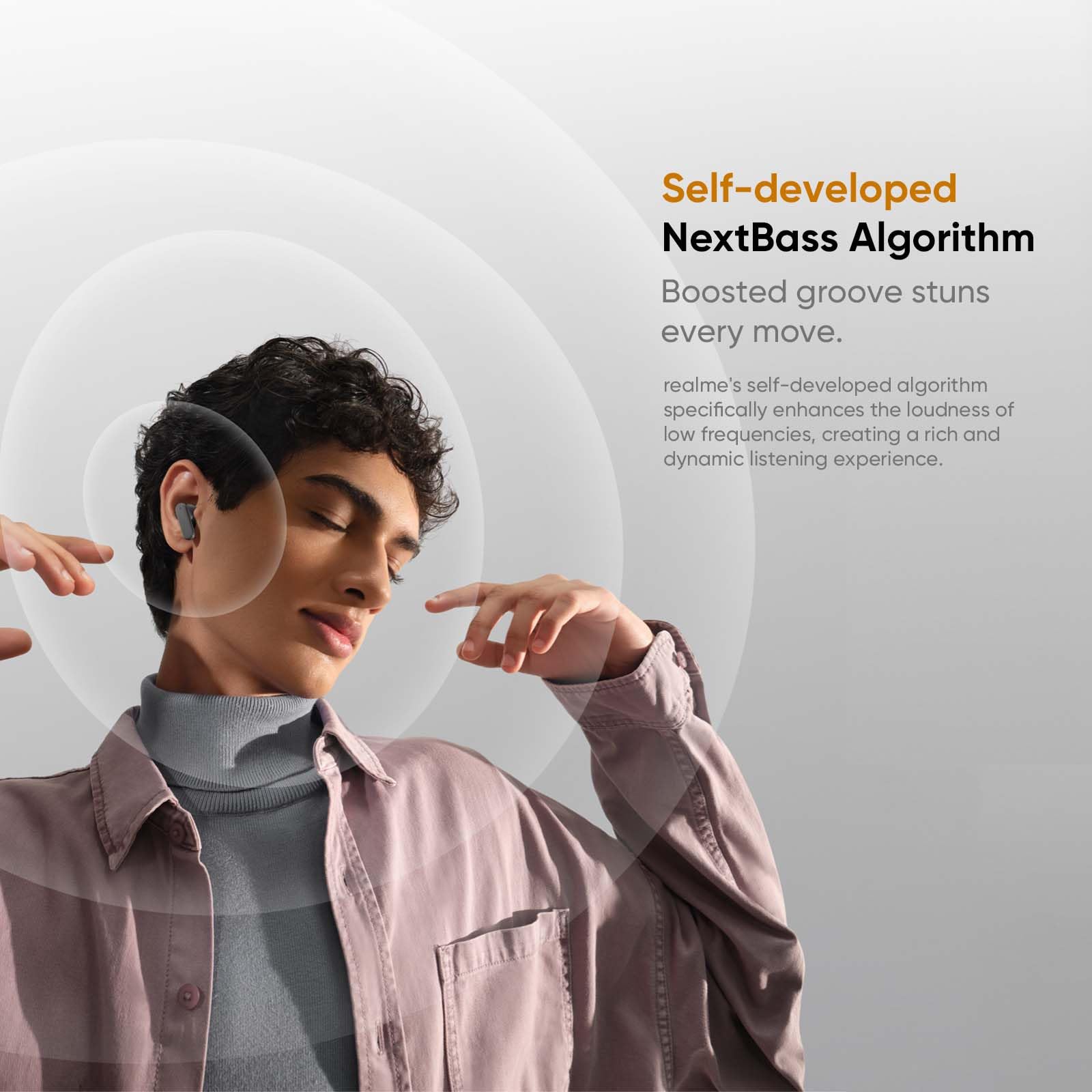realme Buds Air 8 Écouteurs Bluetooth sans Fil, réduction de Bruit adaptative 55dB, 58h d'autonomie, doté de Double Driver 11+6 mm, Son Hi-Res LHDC 5.0, IP55, Bluetooth 5.4, Gris