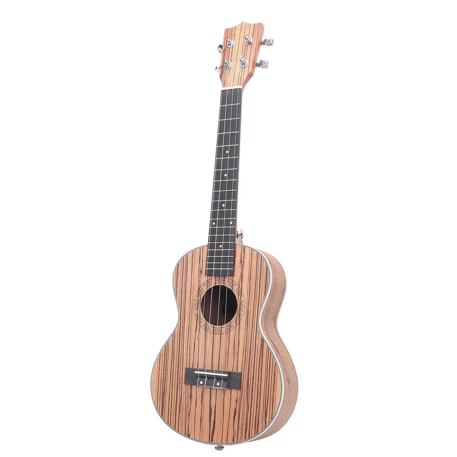 Ukulele Tenor de 26 Pulgadas, Ukulele de Madera Cebra con Rico Sonido y Bolsa, Correa, Sintonizador, 4 Cuerdas de Nylon Adicionales, 2 Selecciones para Todos los Jugadores de