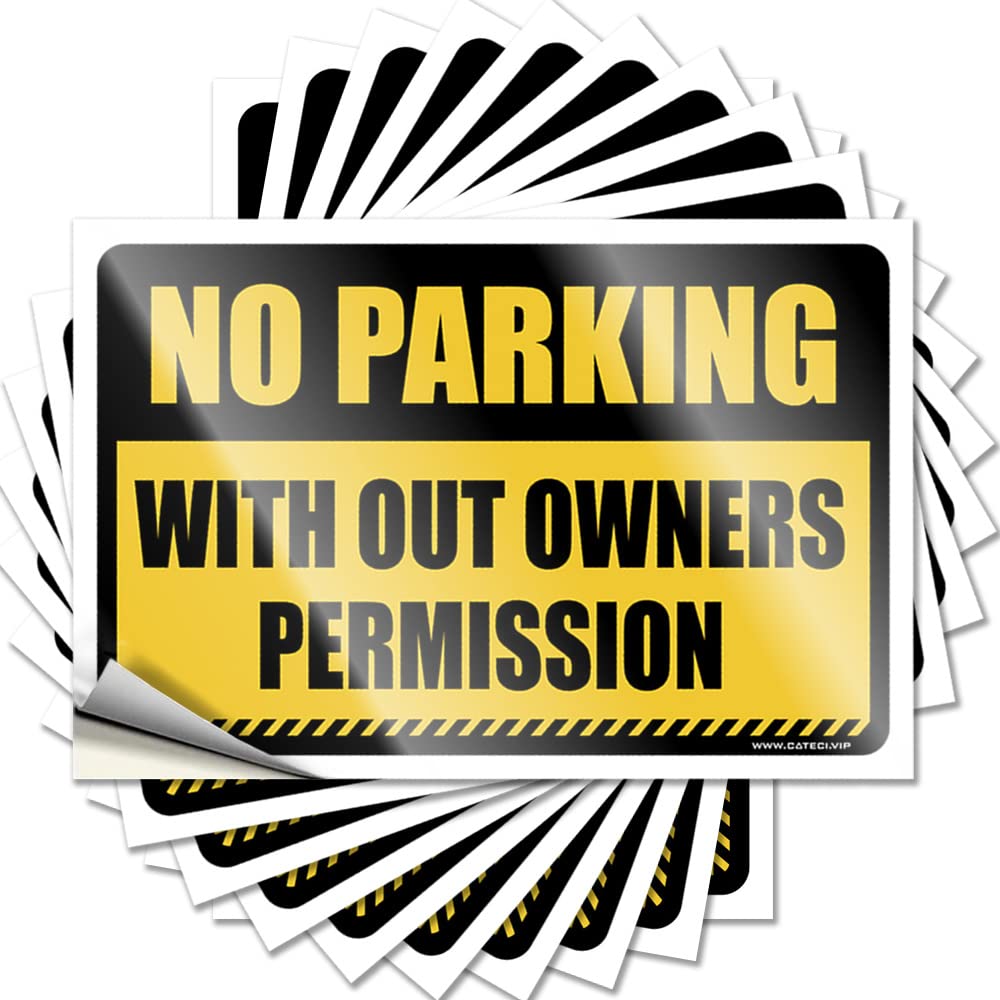 JNBT Live Animal Labels Wall Peel And Stick Decor - No Trespassing With Out Owners Permission For Drinking Home Bar Surface(12X18CM-6Pcs)