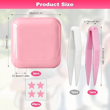 Star Pimple Patches, 160PCS Pimple Patches Stars with Small Clip | Star Spot Patches for Face and Skin Care