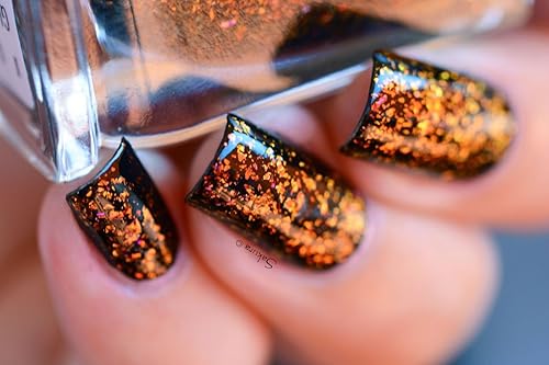 Miniatura 1924 de ILNP Madison Ave Esmalte de uñas holográfico metálico rosa antiguo