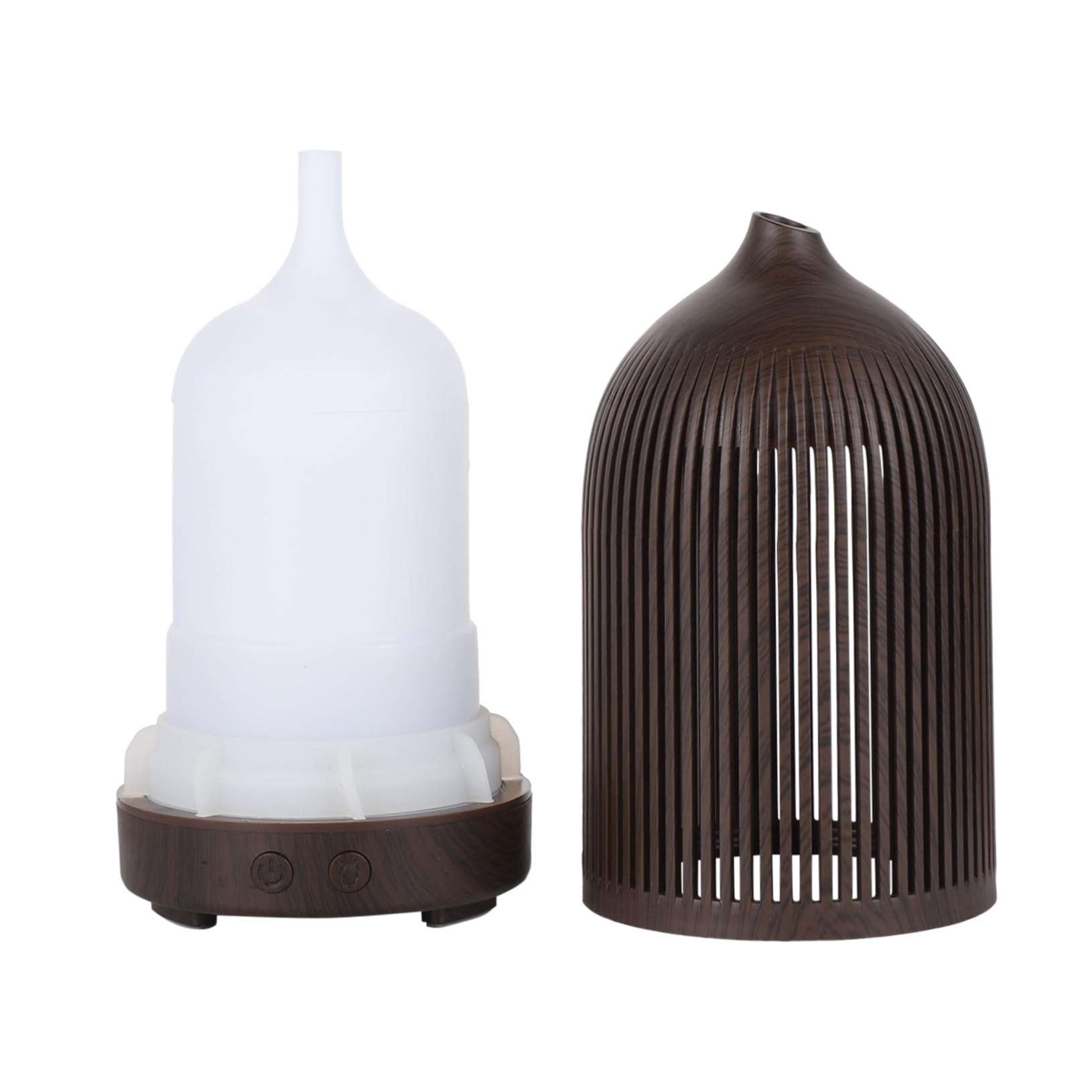Humidificateur de bureau mini usb diffuseur aromathérapie maison bois foncé