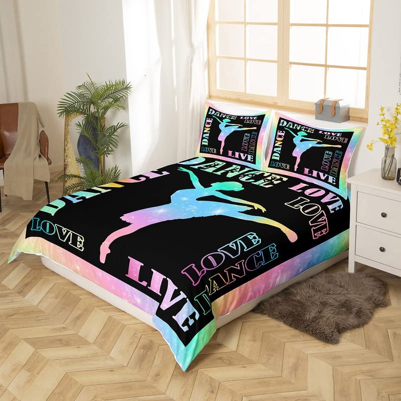 Set Copripiumino E Federa Letto Singolo - Motivo Unicorno Arcobaleno, Rosa