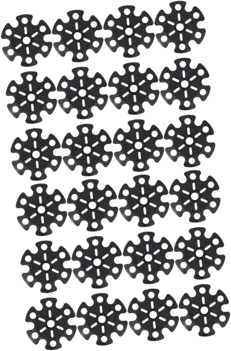 Happyyami Alpenstock Snowflake Pole Protective Cover Mud Guard Pad Hiking Poles Tip Trekking Pole Caps Ends