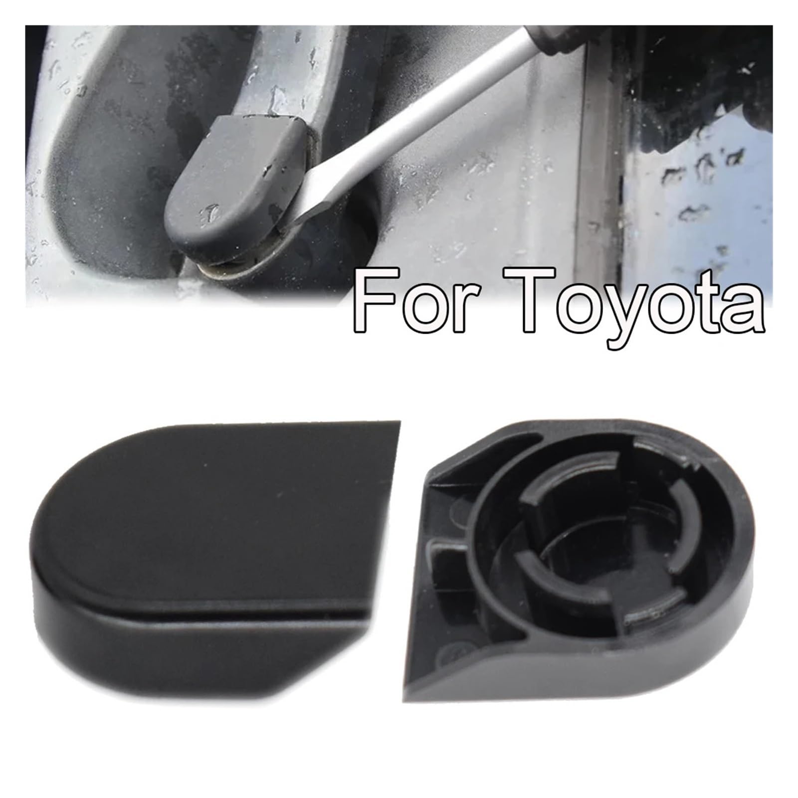 2X Front Windscreen Wiper Arm Nut Cap Bolt Cover For Toyota Corolla E150 E160 Verso Yaris Auris Oe 8529213010 Car Accessories 4000415205154