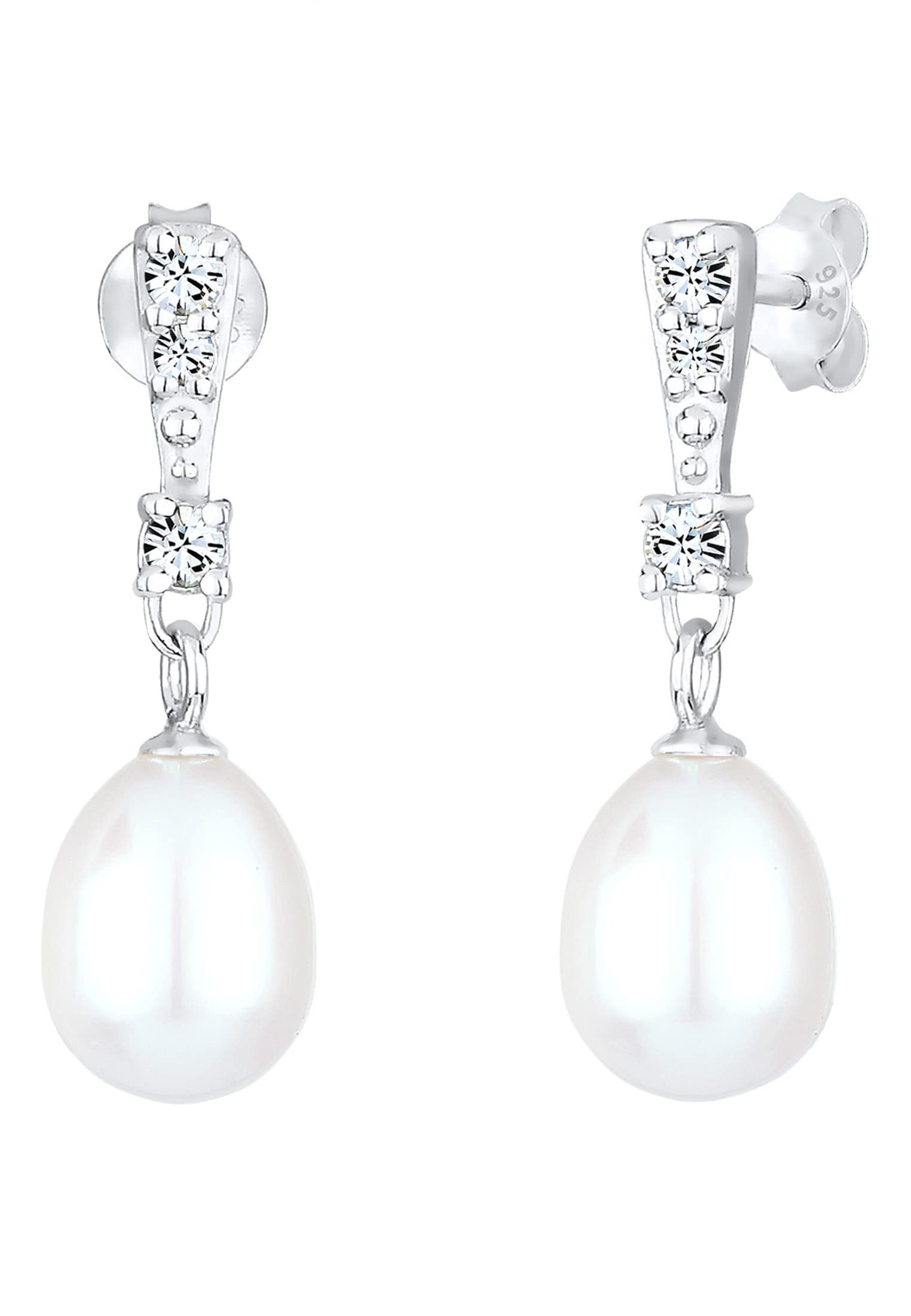 Elli Earrings Elli Earrings Pearls Crystals 925 Silver