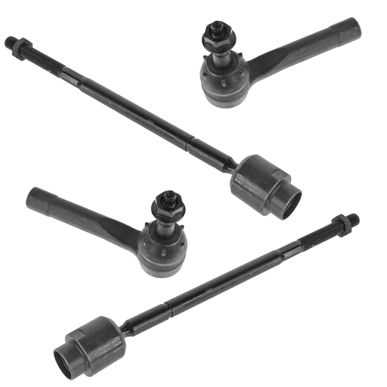 TRQ Front Tie Rod Set Compatible with 2004-2013 Chevrolet Impala 2014-2016 Impala Limited 2004-2007 Monte Carlo 1997-2003 Pontiac Grand Prix