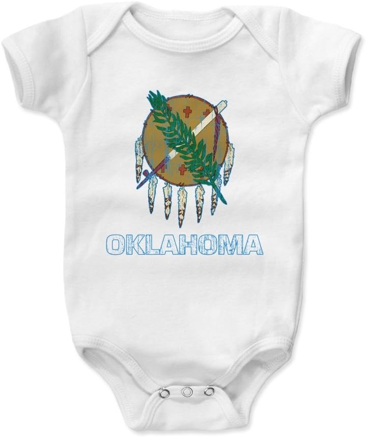 500 LEVEL Oklahoma Baby Clothes & Onesie (3-24 Months) - Oklahoma Flag