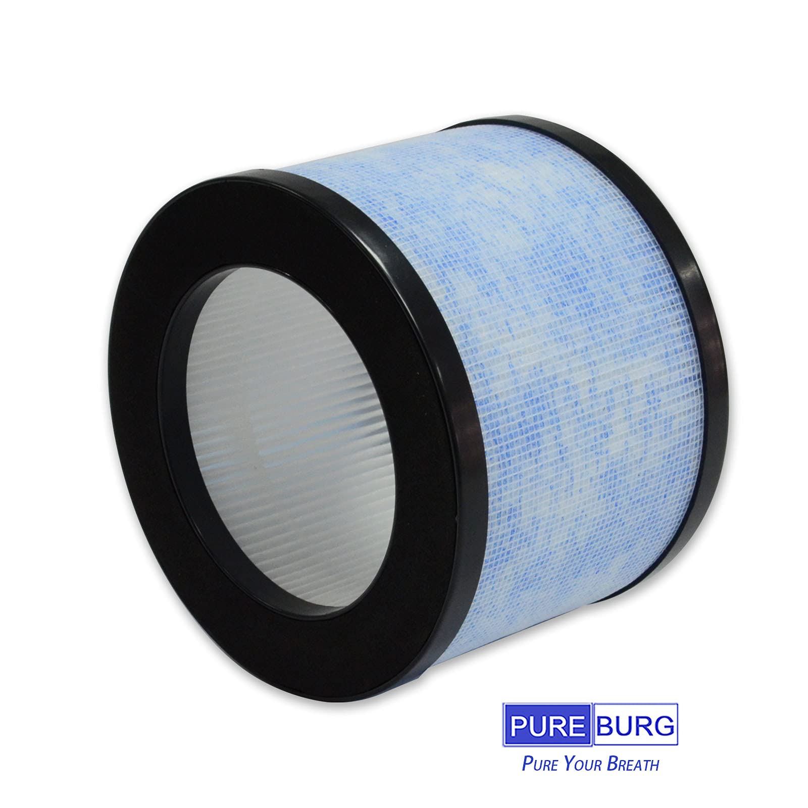 PUREBURG Filtri Di Ricambio Per Purificatore D'aria Dhyala KJ01 (confezione Da 2) - Filtro H13 HEPA + Carbone Attivo A 3 Stadi
