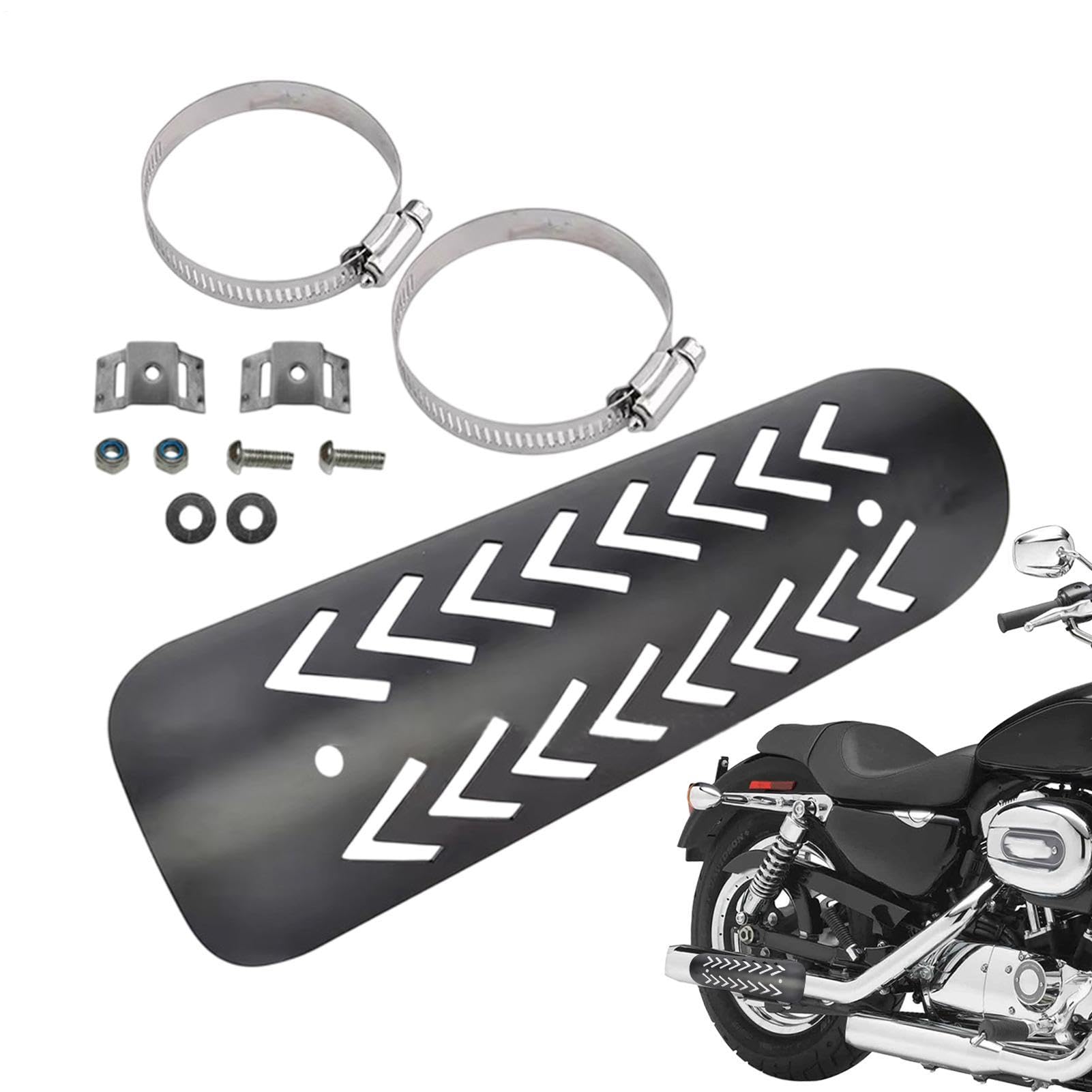Protector térmico de escape para moto modificación y protección de exteriores 8