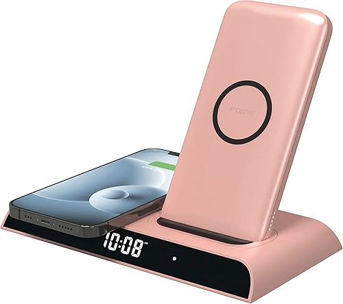 Miniatura 3 de mophie Base de carga inalámbrica Powerstation con banco de energía extraíble de 10,00 mAh, carga hasta 3 dispositivos
