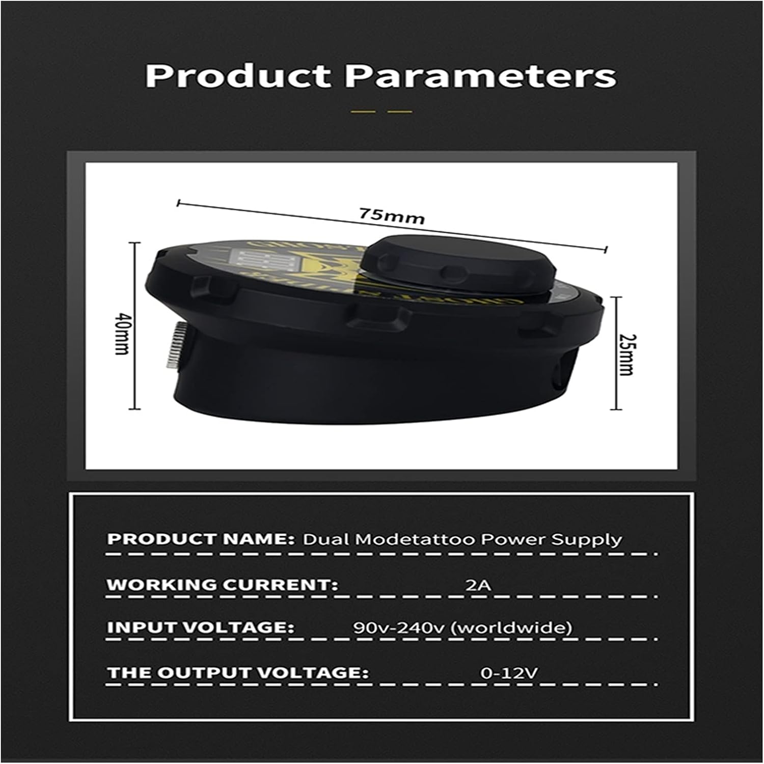Tattoo Power Professional Supply Mini Portable Digital LCD Tattoo Supplies For Tattoo Machine