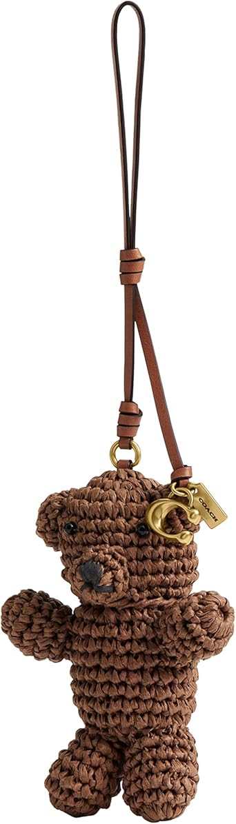 Coach Straw Bag Charm