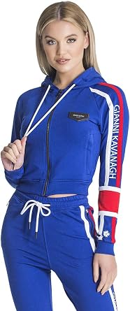 Gianni Kavanagh Blue Asymmetric Hoodie Jacket Chándal, Azul Real, M para  Mujer: Amazon.es: Ropa