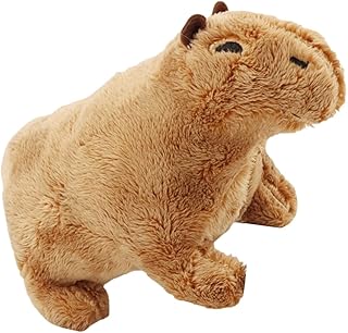 Capybara Stuffed Animal,Realistic Capybara Plush Lovely 7''Stuffed Capybara, Capybara Gifts for Kids Adults (Brown , 7inch)