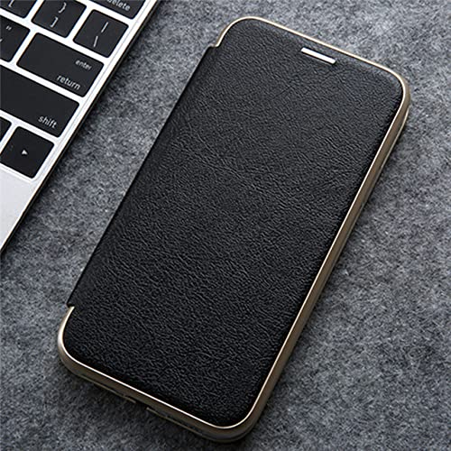 Étui en cuir de luxe pour iPhone XS Max 7 8 Plus avec fente pour carte