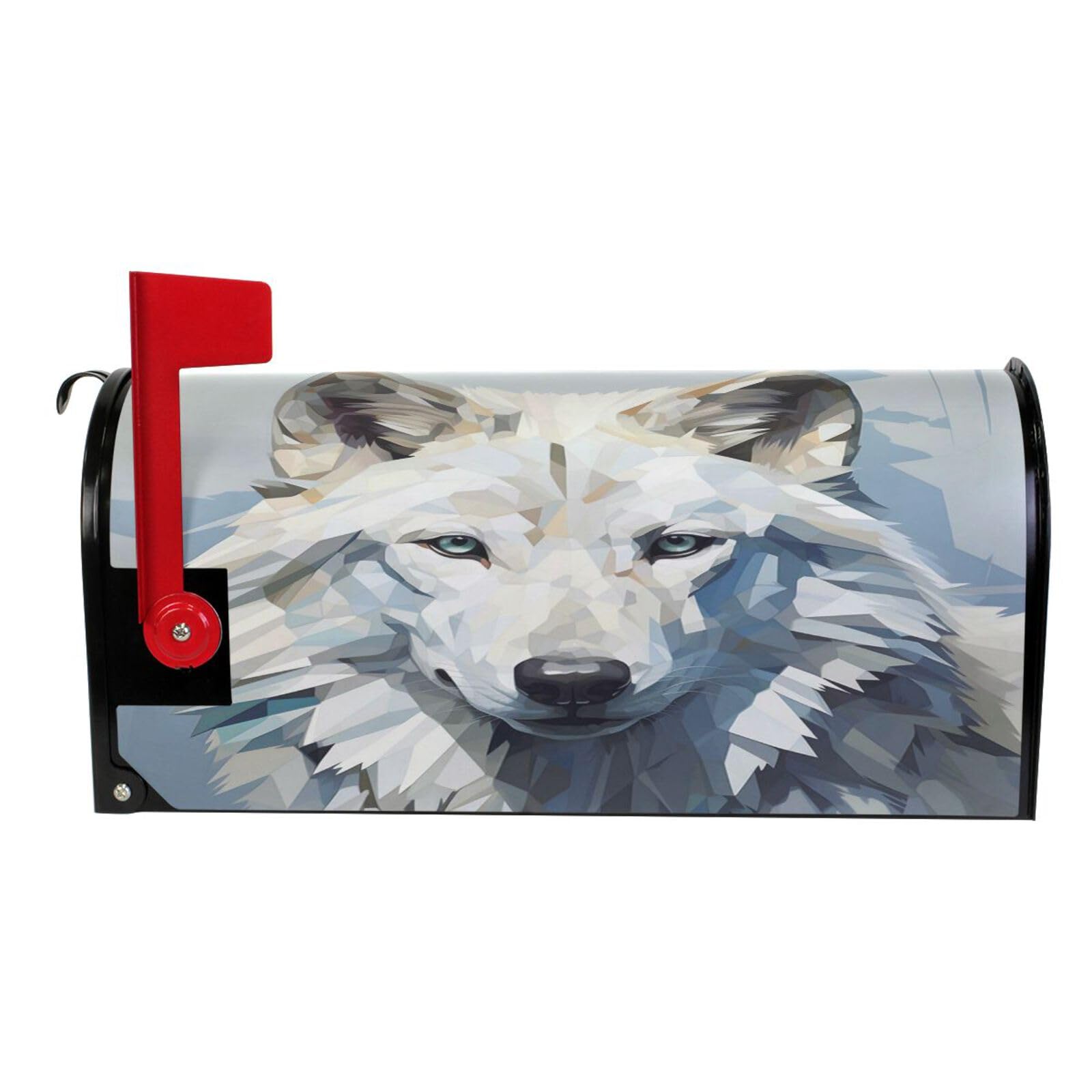 Wolf (72) Magnetic Mailbox Cover MailWraps Garden Yard Home Decor For