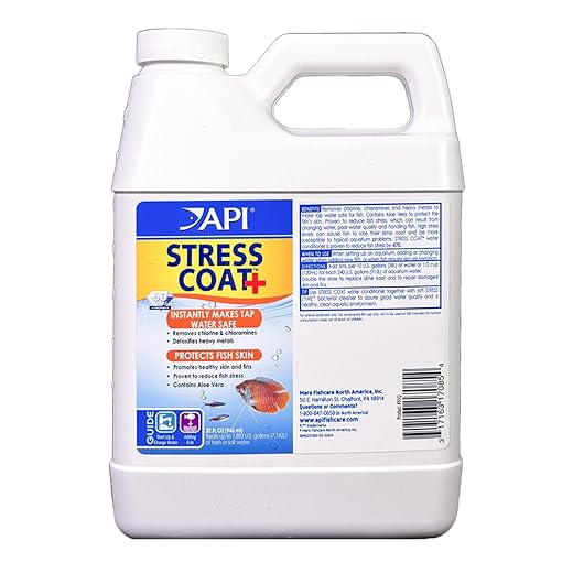 API STRESS COAT Aquarium Water Conditioner 32-Ounce Bottle