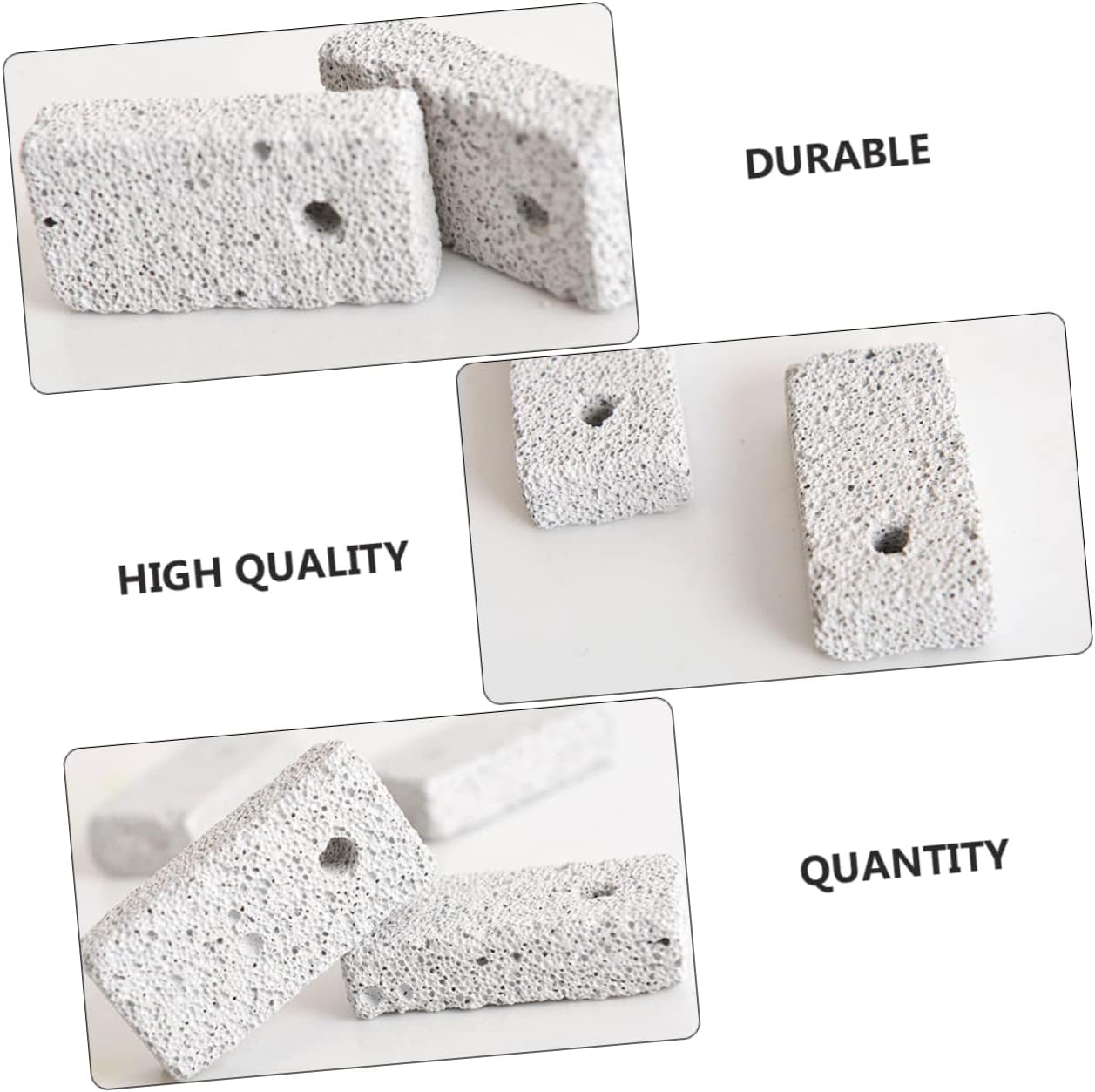 FRCOLOR 120pcs Volcanic Molar Stone for Pets for Hamsters Guinea Pigs and Chinchillas Promotes Health and Physical Activity