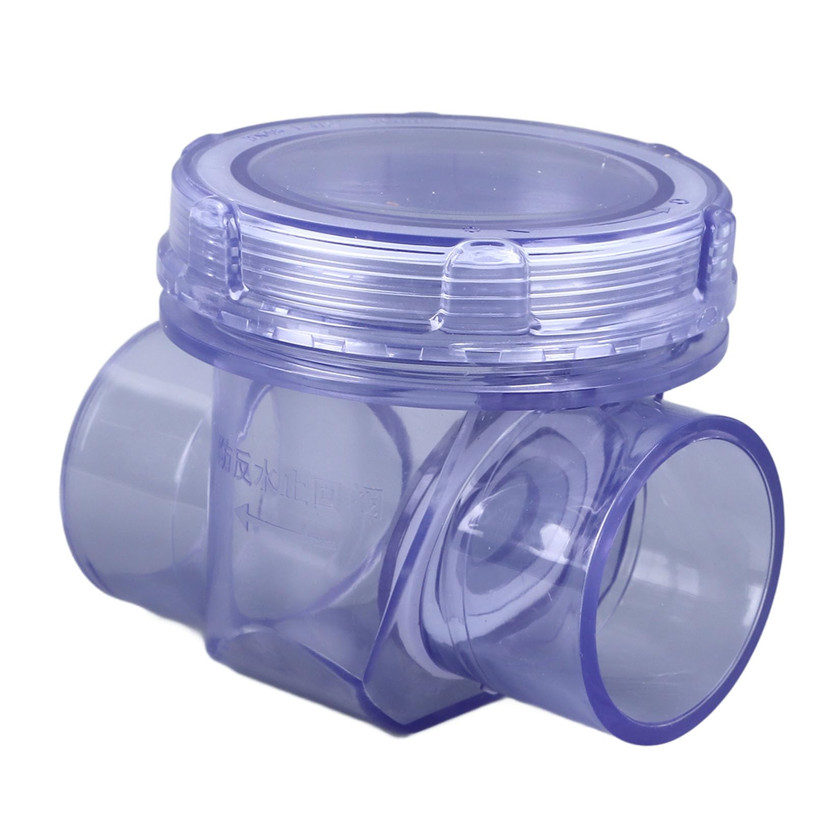 Clapet anti retour PVC 50mm horizontal pour une évacuation fluide et fiable