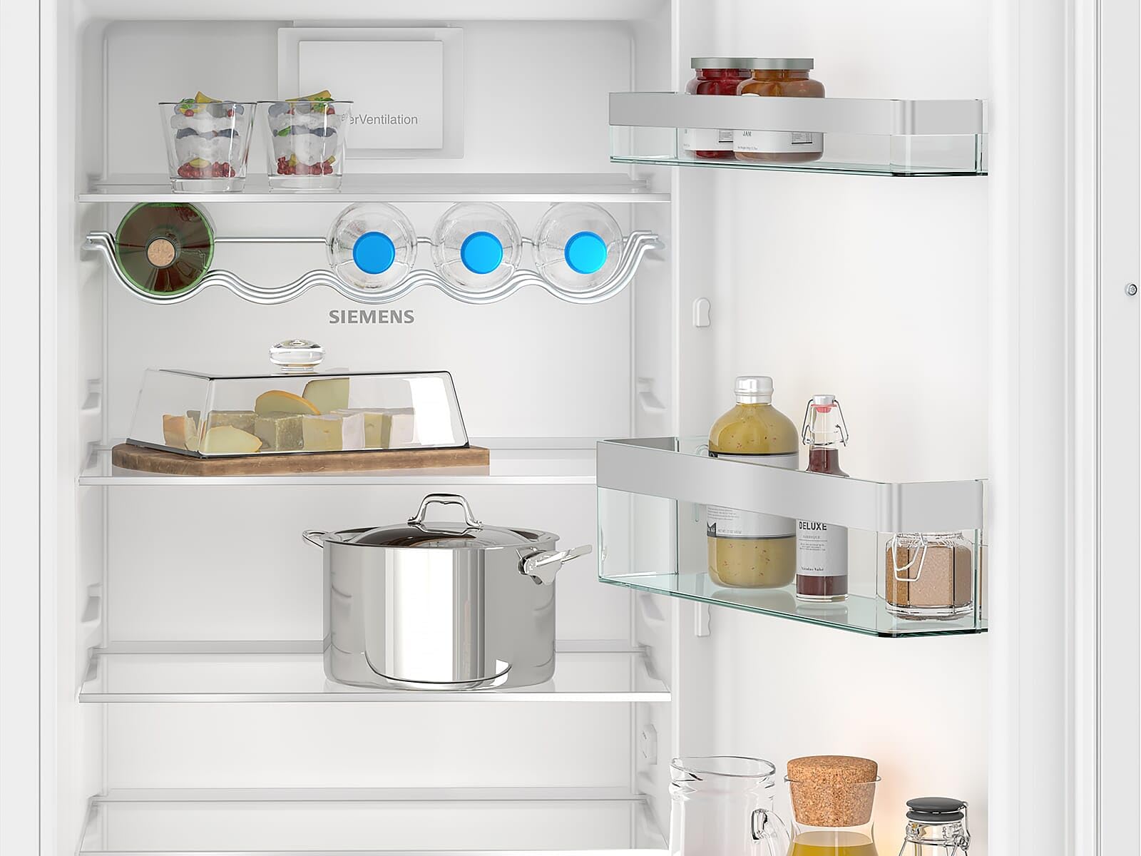 SIEMENS Réfrigérateur encastrable 1 porte KI82LVFE0, iQ300, PowerVentillation, varioZone
