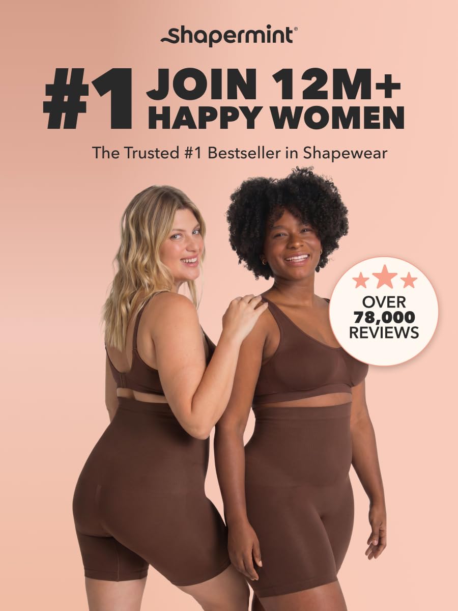 EMPETUA High Waisted Body Shaper Shorts - Shapewear for Women Tummy Control Small to Plus-Size