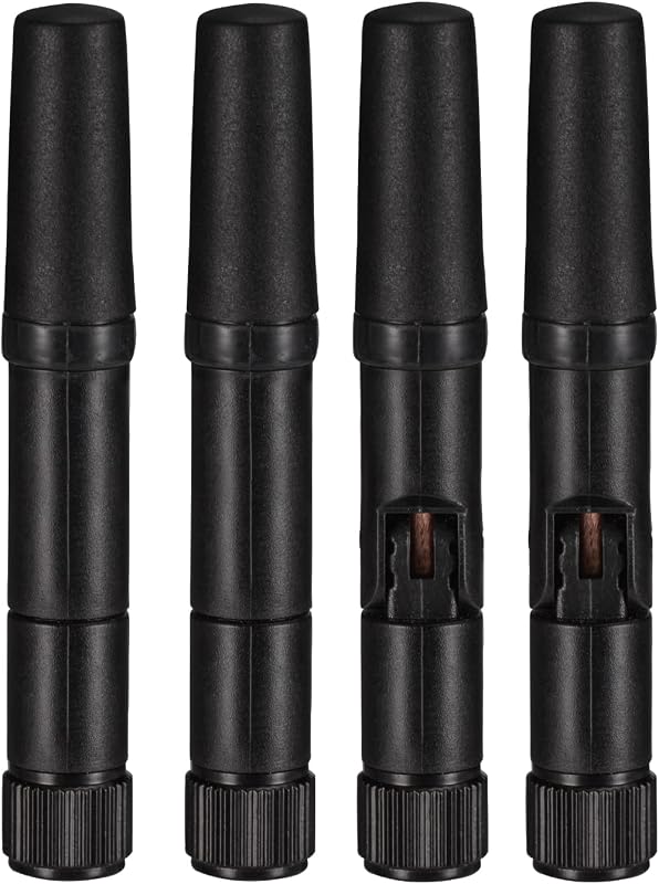 Small WiFi Antenna 2.4GHz 5GHz Dual Band RP-SMA Antenna, 4-Pack | for PC Desktop Computer Motherboard, PCIe Bluetooth Card, WiFi Router, Back Up Camera