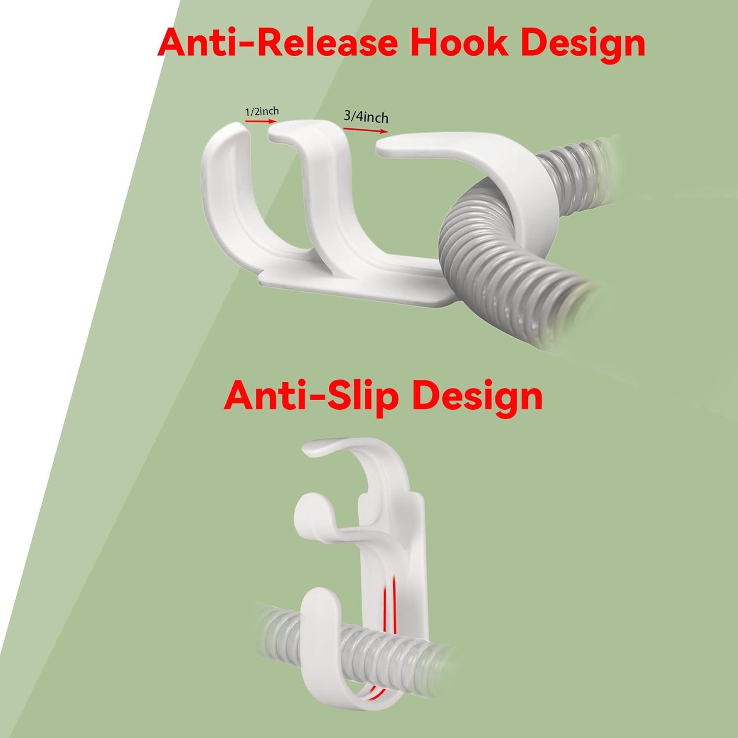 CPAP Hose Hanger with Anti-Skid Function, CPAP Mask Hook & CPAP Tubing Holder, CPAP Hose Organizer, Provide Stable and Tangle Free CPAP Pipeline System to Make You Sleep Better : Health & Household