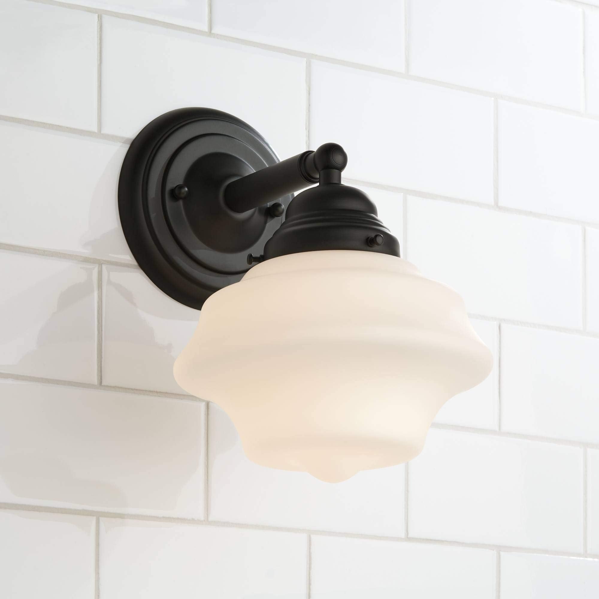 Possini Euro Design Astrid Modern Wall Light Sconce Black Metal