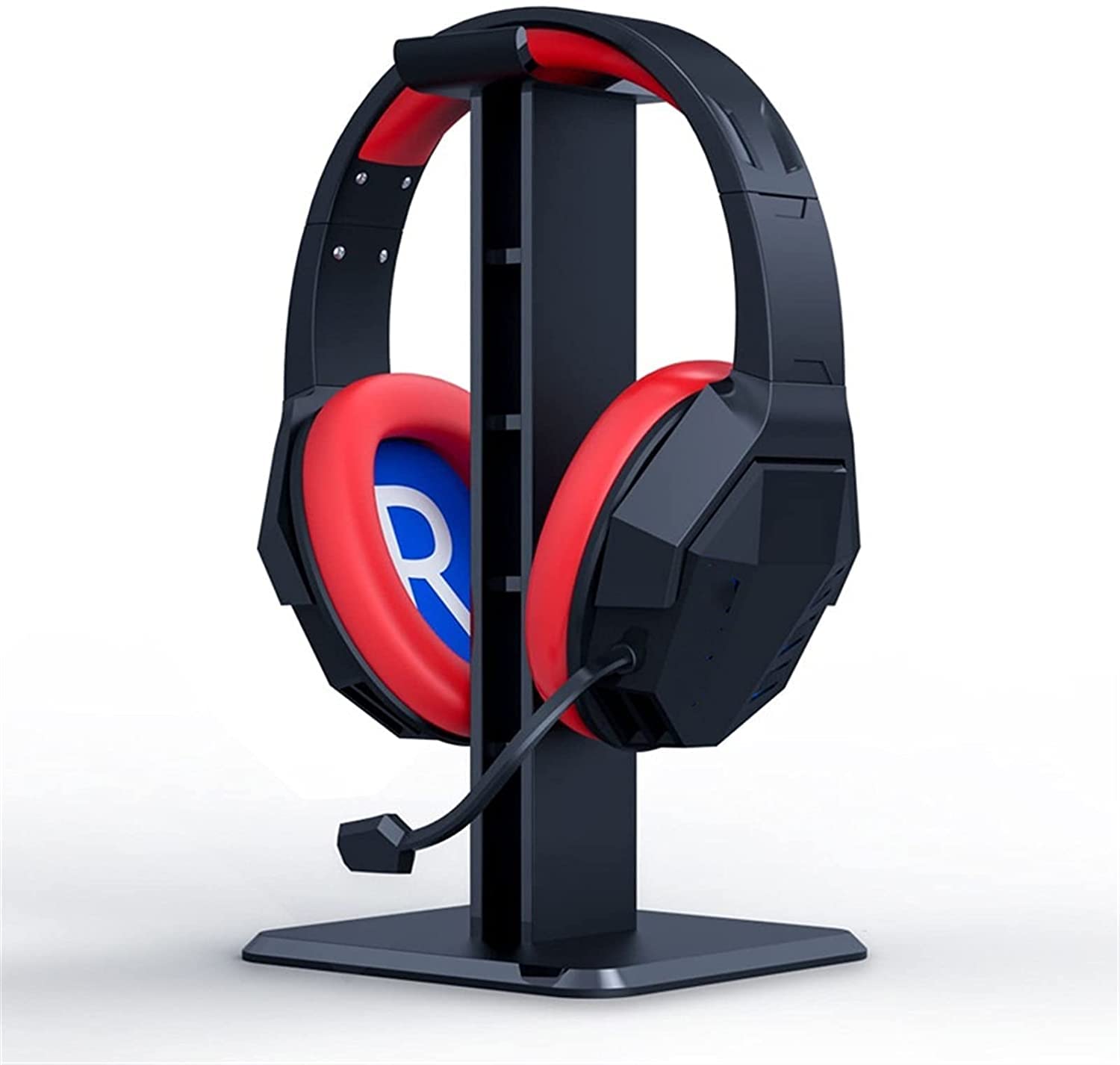 Supporto per cuffie, supporto per cuffie, supporto da scrivania per cuffie, staffa regolabile per cuffie da gioco, ufficio e uso domestico